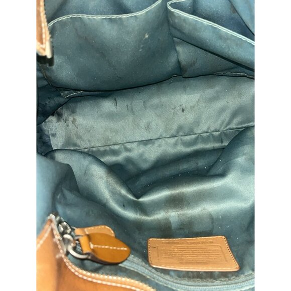 COACH Penelope Cream Pebbled Leather Tote Satchel Shoulder Bag Purse READ - Picture 5 of 16